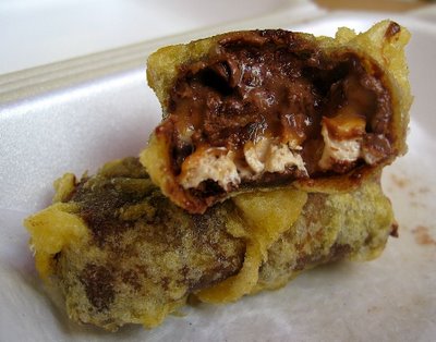 A deep-fried Mars Bar: staple food of the Scots according to the Daily Mail