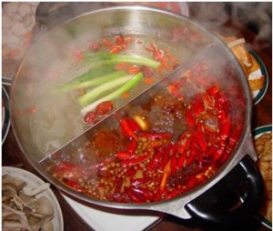 A hot pot comes to the boil