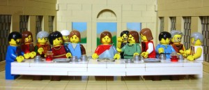 The bread at the Lego Last Supper was fairly tough