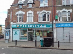 What do get if you cross a chicken with a pizza? A bad restaurant name