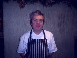 Michael Kilkie under the mistletoe at The Cricklewood