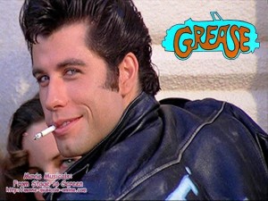 John Travolta as Danny. No need to ask 'Is he or isn't he... wearing half a pound of SlickBoy Pomade'