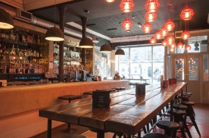 Bar Soba on Hanover Street in Edinburgh: the quiet before the storm
