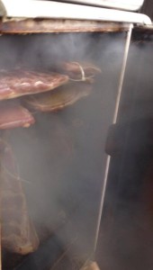Curing and smoking their own bacon is all in a  day's work at Burger Meats Bun