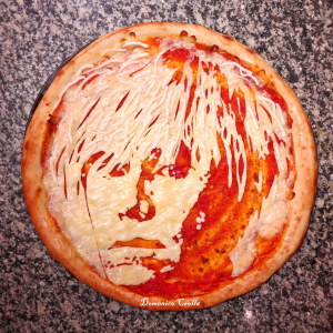 Andy Warhol: captured for posterity in pizza form