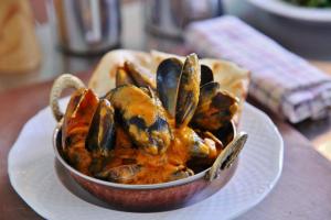 Spiced mussels are always a hit at Gucchi