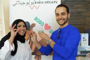 The UAE celebrity chef Khulood Atiq gives  her gelato seal of approval