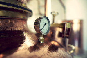 Pickering's Gin is distilled by hand.