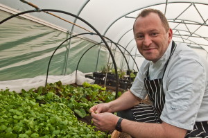 Neil Forbes, Boss Chef at Cafe St Honore and organic champion.