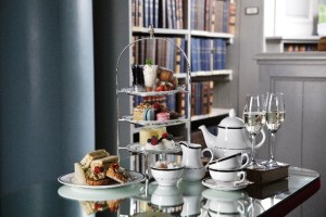 Afternoon tea is always a hit at the Pommery Champagne Cafe Bar.