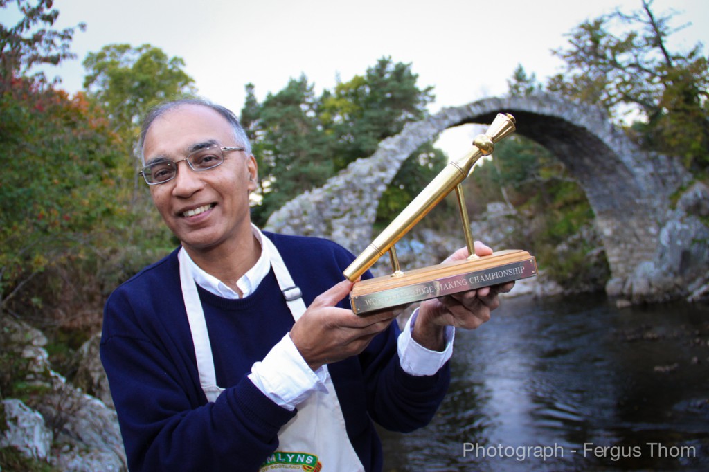 Dr Izhar Khan, 2014 Winner of The Golden Spurtle. Photo: Fergus Thom