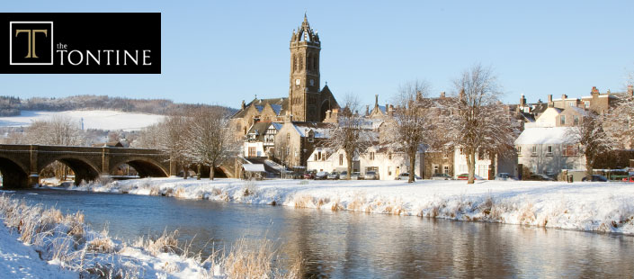 The Tontine hotel is in the pretty, Borders town of Peebles.
