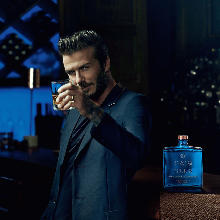 Burns and Beckham's Haig Club whisky: a potent combo.