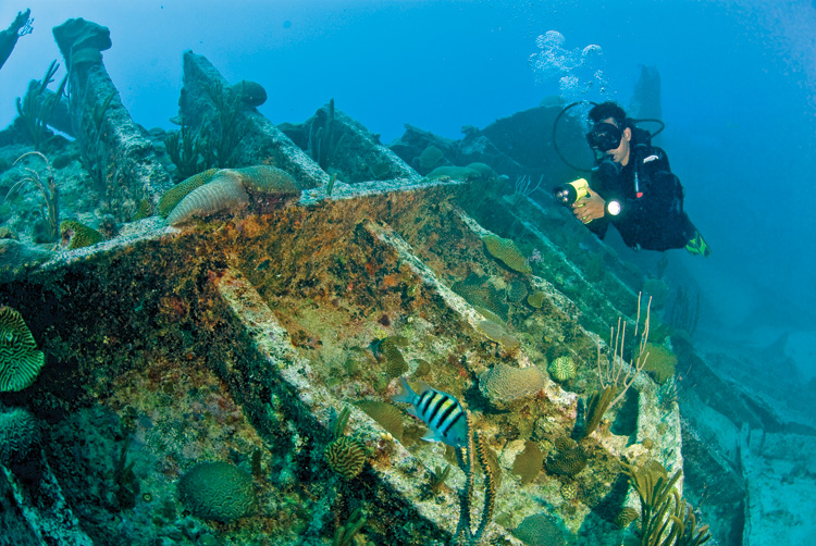 Bermuda is known as the shipwreck capital of the world. Pic from Bermuda Tourist Authority.