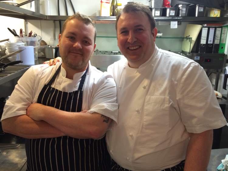 Divino Headh Chef Gavin Thompson (L) and Executive Group Chef Spencer Wilson (R)