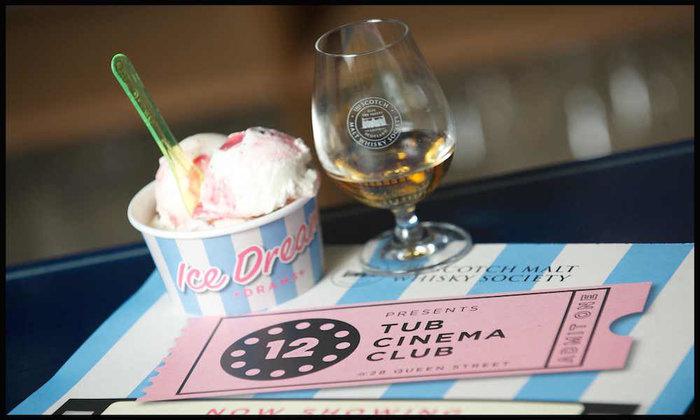 Whisky flavoured films, ice cream and, er, whisky at The Scotch Malt Whisky Society.