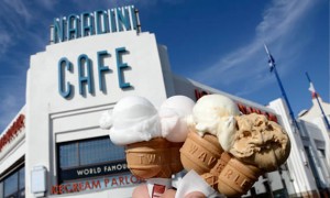 Nardini's: one of Scotland's famous ice cream parlours.