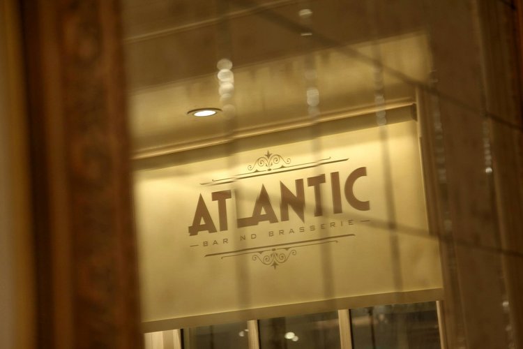 The Atlantic Bar and Brasserie is inspired by the 1938 Empire Exhibition.