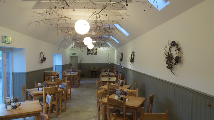 The restaurant at Born in the Borders.