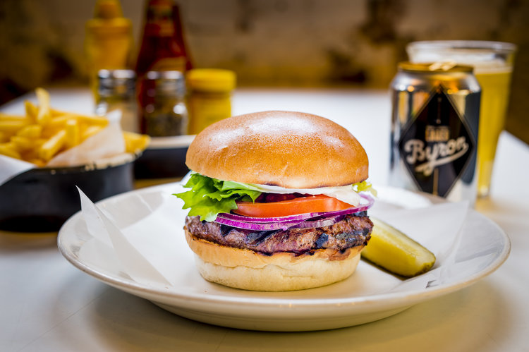 The Byron Classic burger. Paul Winch-Furness / Photographer.