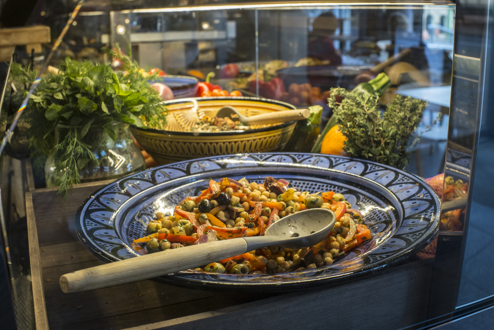 Creative salads are part of the appeal at the new Festival Theatre Cafe, Edinburgh. Pic: www.philwilkinson.net 