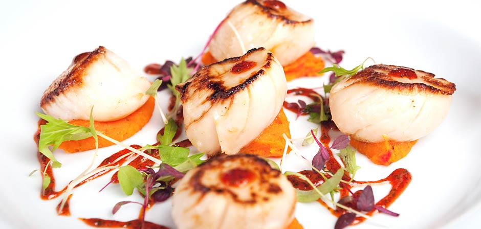 Proper, chunky Gamba scallops.