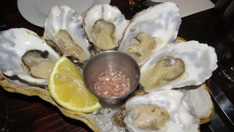 The Finnieston oysters: spray with Islay whisky and knock 'em back.