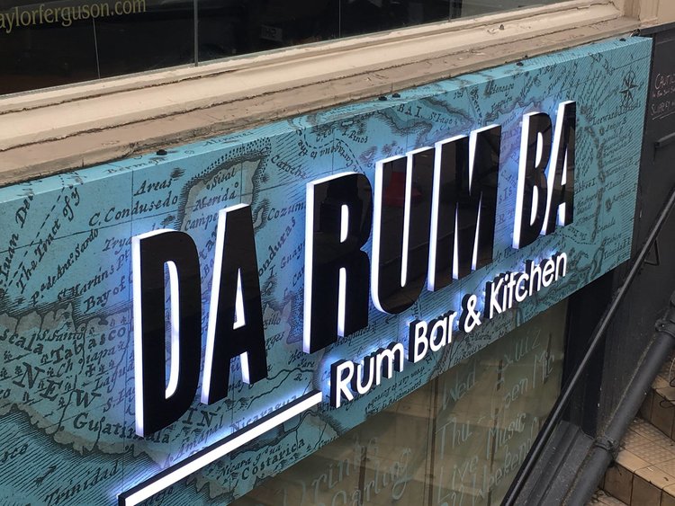 Da Rum Ba: no prizes for guessing what they sell.