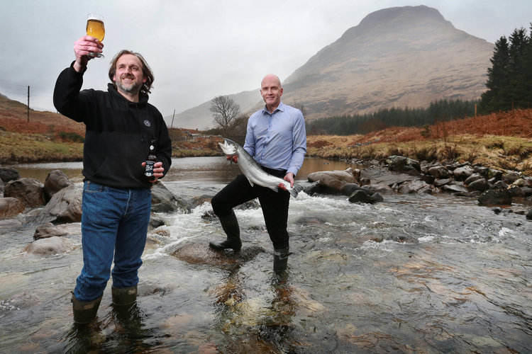  Jamie Delap of Fyne Ales and Martyn Paterson of Loch Fyne Oysters. Pic: Stewart Attwood  