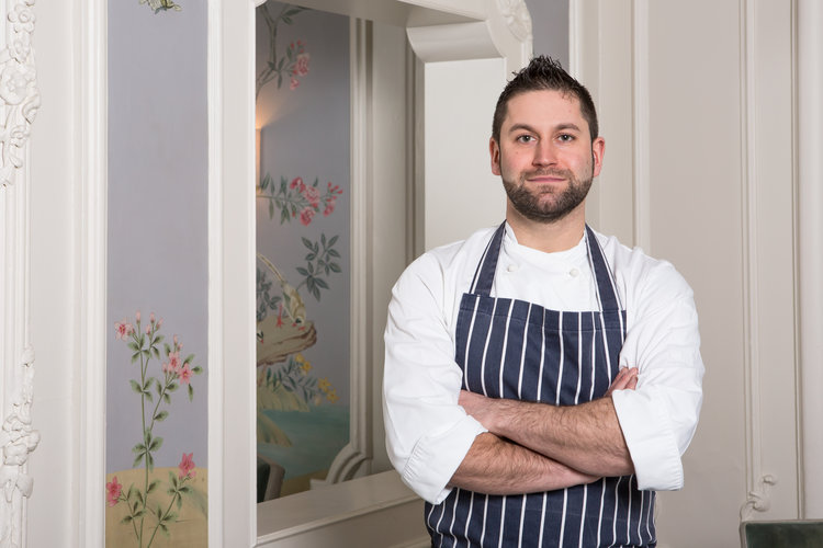 Executive chef Fraser Allan leads the kitchen briage in the Pompadour by Galvin. Pic: Paul Johnson, Copper Mango.