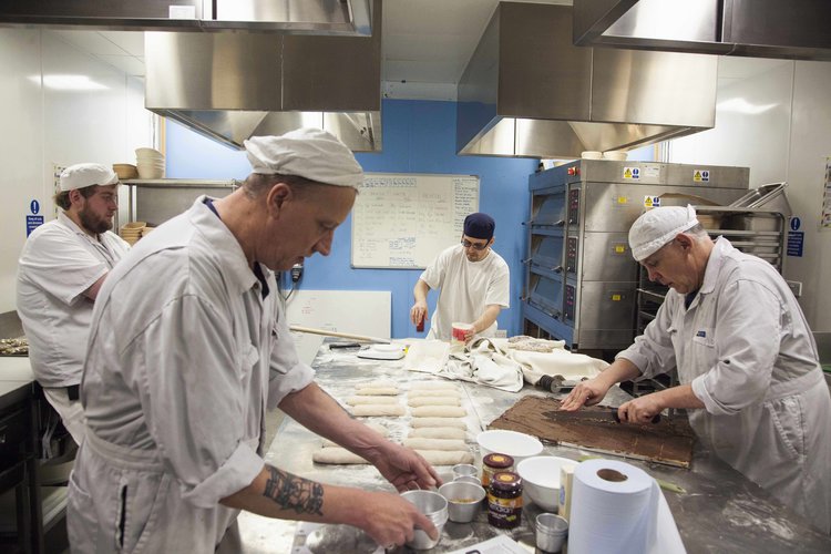 Freedom Bakery helps inmates at HMP Low Moss create a future by learning on the job artisan baking skills.