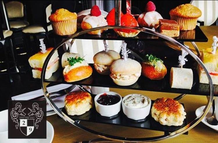 Afternoon tea at 29 is a feast for the eyes,