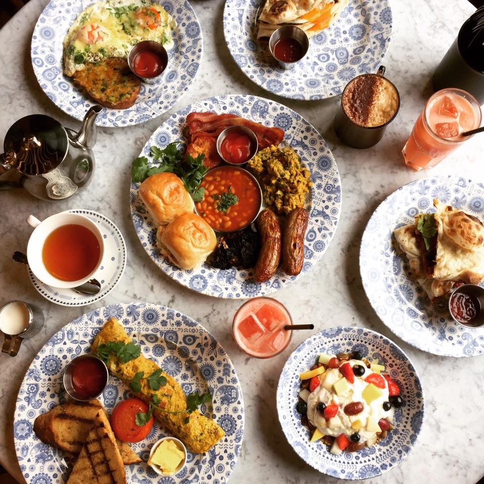 Dishoom's menus are inspired by the Irani cafes of Bombay.