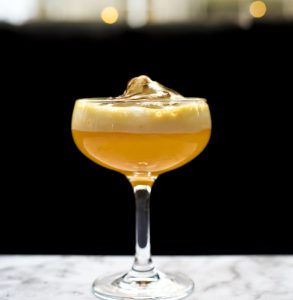 The Passion Fruit Meringue is one of the cocktails available at The Printing Press Bar and Kitchen.