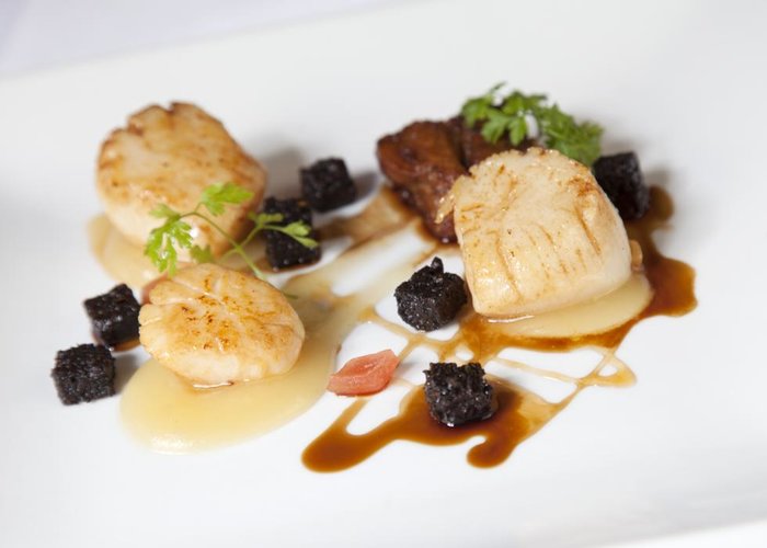 Scallop dishes are always popular at The Stockbridge Restaurant.