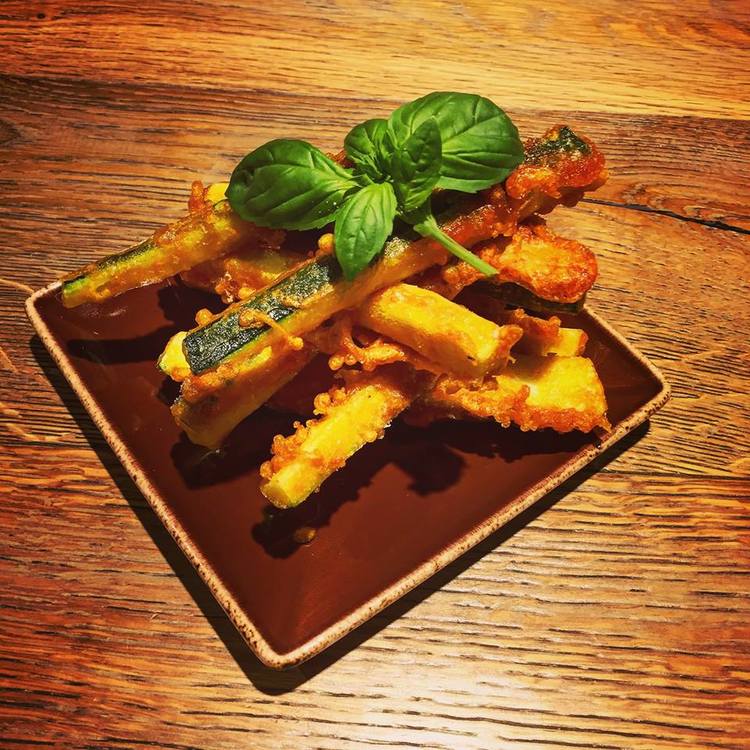 Courgette tempura are on the menu at Harry's Bar.
