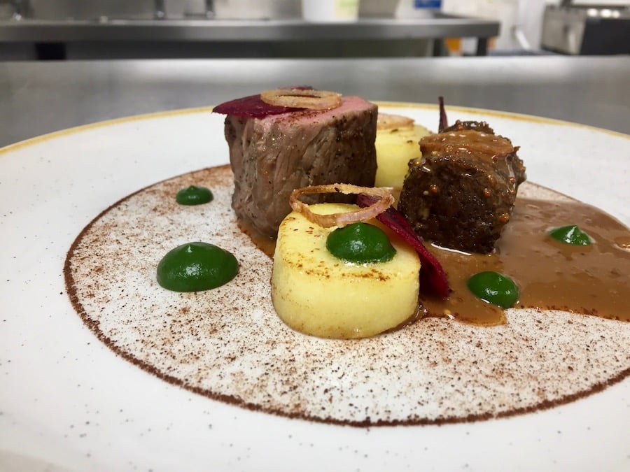 rump of beef with braised shin