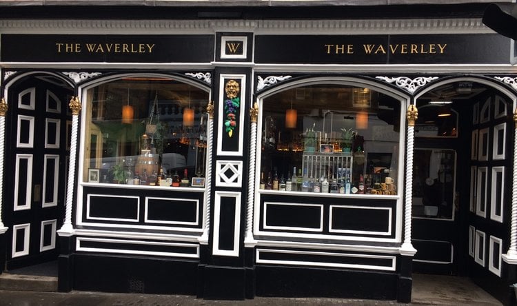 The Waverley Bar in Edinburgh. Not to be mistaken with the Kama Sutra.